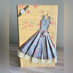 Floral Wooden Decorative Jewelry Box